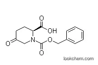 Molecular Structure of 117836-14-3 ((2S)-5-Oxo-1,2-piperidinedicarboxylic acid 1-benzyl ester)